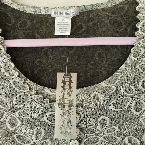 Belle Amie Short Sleeve 2 in One Top - Picture 3 of 6